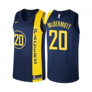Men's Nike Indiana Pacers #20 Doug McDermott Swingman Navy Blue NBA Jersey - City Edition