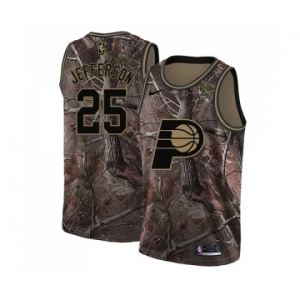 Men's Nike Indiana Pacers #25 Al Jefferson Swingman Camo Realtree Collection NBA Jersey