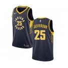 Men's Nike Indiana Pacers #25 Al Jefferson Swingman Navy Blue NBA Jersey - Icon Edition