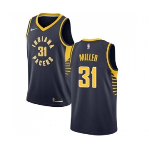 Men's Nike Indiana Pacers #31 Reggie Miller Swingman Navy Blue Road NBA Jersey - Icon Edition
