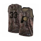 Men's Nike Indiana Pacers #33 Myles Turner Swingman Camo Realtree Collection NBA Jersey