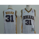 nba indiana pacers #31 miller white stripe(fans edition)