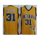 nba indiana pacers #31 miller yellow (stripe fans edition)