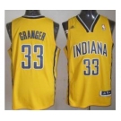 nba indlana pacers #33 granger yellow[revolution 30 swingman]