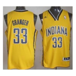 nba indlana pacers #33 granger yellow[revolution 30 swingman]