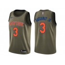 Men Nike New York Knicks #3 Tim Hardaway Jr. Green Salute to Service NBA Swingman Jersey