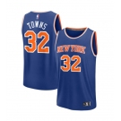 Men's New Yok Knicks Fanatics #32 Towns Blue Custom Fast Break Jersey-Statement Edition