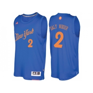 Men's New York Knicks #2 Maurice Daly Ndour Royal 2016 Christmas Day NBA Swingman Jersey