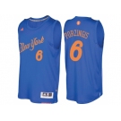 Men's New York Knicks #6 Kristaps Porzingis Royal 2016 Christmas Day NBA Swingman Jersey