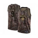 Men's New York Knicks #9 RJ Barrett Swingman Camo Realtree Collection Basketball Jersey