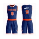 Men's New York Knicks #9 RJ Barrett Swingman Royal Blue Basketball Suit Jersey - Icon Edition