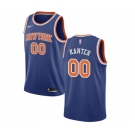 Men's Nike New York Knicks #00 Enes Kanter Swingman Royal Blue NBA Jersey - Icon Edition