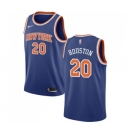 Men's Nike New York Knicks #20 Allan Houston Swingman Royal Blue NBA Jersey - Icon Edition