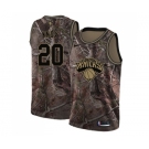 Men's Nike New York Knicks #20 Kevin Knox Swingman Camo Realtree Collection NBA Jersey