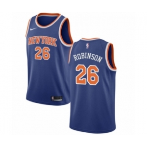 Men's Nike New York Knicks #26 Mitchell Robinson Swingman Royal Blue NBA Jersey - Icon Edition