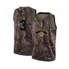 Men's Nike New York Knicks #3 John Starks Swingman Camo Realtree Collection NBA Jersey