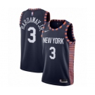 Men's Nike New York Knicks #3 Tim Hardaway Jr. Swingman Navy Blue NBA Jersey - 2018-19 City Edition