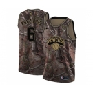 Men's Nike New York Knicks #6 Kristaps Porzingis Swingman Camo Realtree Collection NBA Jersey