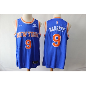 New York Knicks  #9 RJ. Barrett Royal Nike Swingman Jersey