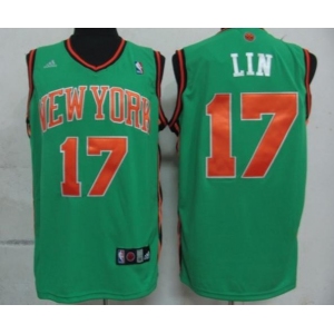 nba jerseys new york knicks #17 jeremy lin green