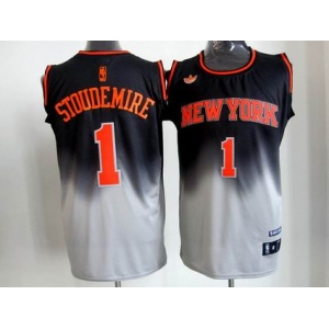 nba new york knicks #1 stoudemire black-gery