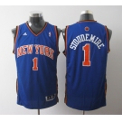 nba new york knicks #1 stoudemire blue[2011 swingman revolution 30]