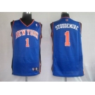 nba new york knicks #1 stoudemire blue(fans edition)