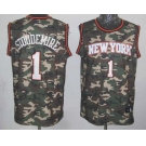 nba new york knicks #1 stoudemire camo