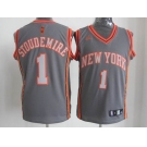 nba new york knicks #1 stoudemire grey