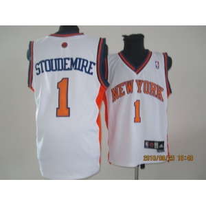 nba new york knicks #1 stoudemire white