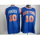 nba new york knicks #10 frazier m&n blue