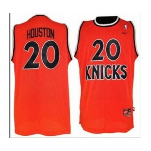 nba new york knicks #20 houston orange[nike]