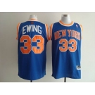 nba new york knicks #33 ewing blue