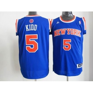 nba new york knicks #5 jason kidd blue[revolution 30 swingman]