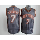 nba new york knicks #7 anthony black-grey[2012]