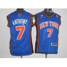 nba new york knicks #7 anthony blue[2011 swingman revolution 30]