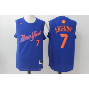 nba new york knicks #7 anthony blue[2016 Christmas edition]