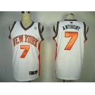 nba new york knicks #7 anthony white