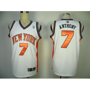 nba new york knicks #7 anthony white