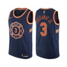 Women's Nike New York Knicks #3 Tim Hardaway Jr. Swingman Navy Blue NBA Jersey - City Edition