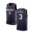 Women's Nike New York Knicks #3 Tracy McGrady Swingman Navy Blue NBA Jersey - 2018-19 City Edition