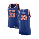 Women's Nike New York Knicks #33 Patrick Ewing Swingman Royal Blue NBA Jersey - Icon Edition