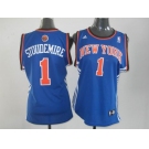 women nba jerseys new york knicks #1 stoudemire blue