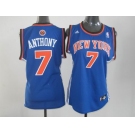 women nba jerseys new york knicks #7 anthony blue