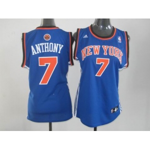women nba jerseys new york knicks #7 anthony blue