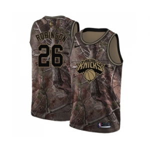 Youth Nike New York Knicks #26 Mitchell Robinson Swingman Camo Realtree Collection NBA Jersey