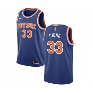 Youth Nike New York Knicks #33 Patrick Ewing Swingman Royal Blue NBA Jersey - Icon Edition