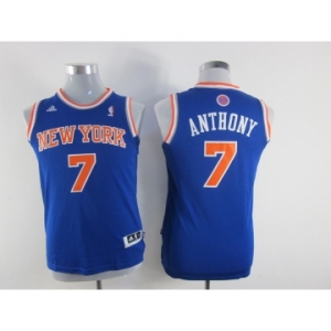 youth nba new york knicks #7 anthony blue[revolution 30 swingman]