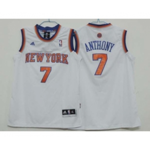 youth nba new york knicks #7 anthony white[revolution 30 swingman]
