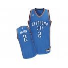 Men Adidas Oklahoma City Thunder #2 Raymond Felton Swingman Royal Blue Road NBA Jersey